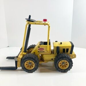 Vintage Tonka 52900 Pressed Steel Metal Forklift Toy Construction Car - READ